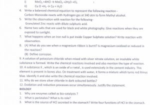 Classifying Chemical Reactions Worksheet Answers with Six Type Chemical Reaction Worksheet Gallery Worksheet for Kids