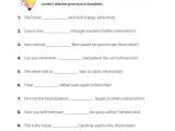 Classroom Objects In Spanish Worksheet Free together with 159 Free Personal Pronouns Worksheets
