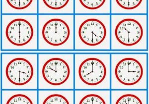 Clock Time Worksheets as Well as Warren Sparrow Clock Bingo