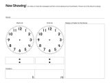Clock Time Worksheets together with E is for Explore now Showing