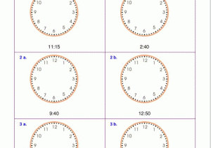 Clock Worksheets Grade 1 Along with Worksheets Grade 2 Time