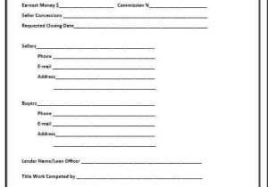 Closing Cost Worksheet Also Buyer Contact form