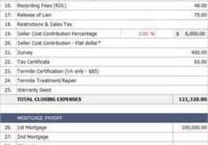 Closing Cost Worksheet with Massachusetts Home Seller Calculator Easily Estimate the Closing