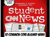 Cnn Student News Worksheet Along with Cnn Student News Current event Analysis Cnn 10 Mon Core