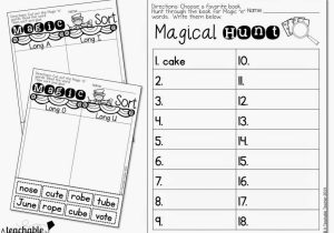 Cognitive Behavioral therapy Worksheets or Cvce Highlighting Passage Magic E Words Reading