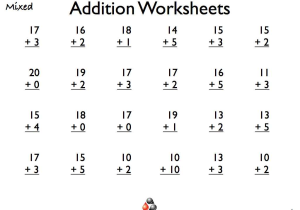 College Math Worksheets and Kindergarten Addition Worksheets for Kindergarten with Pictu