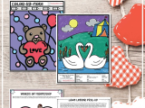 Color theory Worksheet together with Valentine S Day Music Worksheets Coloring & Music Centers