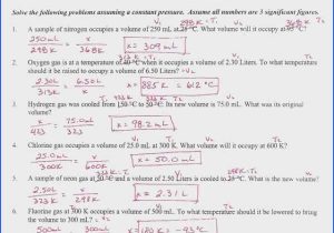 Combined Gas Law Problems Worksheet Also Gas Laws Worksheet 2 Boyle Charles and Bined Gas Laws Image