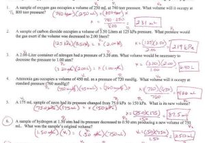 Combined Gas Law Problems Worksheet Answers as Well as 18 Best Domain and Range Worksheet 1 Answer Key Image