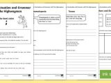 Commas Semicolons and Colons Worksheet as Well as Spelling Punctuation and Grammar with the Highwayman Worksheet