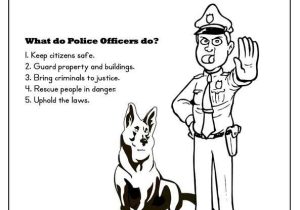 Community Helpers Police Officer Worksheet as Well as 9 Best Munity Workers Images On Pinterest