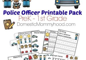 Community Helpers Police Officer Worksheet as Well as Of Printable Maths Games for Kids Easy Worksheet Ideas