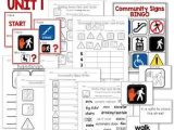 Community Living Skills Worksheets Along with Munity Signs Games and Worksheets Unit 1 for Special