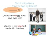 Comparative and Superlative Adjectives Worksheet as Well as Paratives and Superlatives Online Presentation