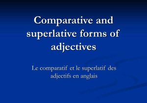 Comparative and Superlative Adjectives Worksheet with Ppt Parative and Superlative forms Of Adjectives Powerp