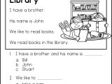 Compare and Contrast Worksheets 2nd Grade or Reading Prehension Worksheets 1st Grade Multiple Choice