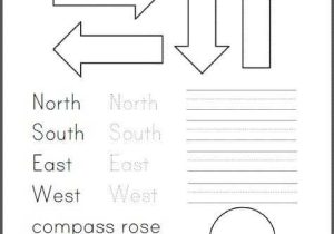 Compass Worksheets for Kids with Diy Pass Road for Primary Grades social Stu S Geography Free