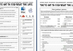 Complete Sentence Worksheets or Around the World In English Steve Jobs´ Stanford
