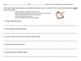 Complex Sentences Worksheet together with Math Editing Writing Worksheets Proofreading Sentences Wor