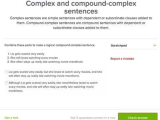 Compound and Complex Sentences Worksheet together with Plex Sentences Video