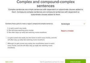 Compound and Complex Sentences Worksheet together with Plex Sentences Video
