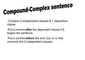 Compound Sentences Worksheet with Answers Also First Latvian Fusker Imageslidesharecdn Simple Poundc