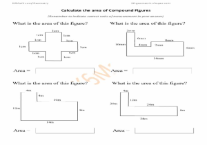 Compound Shapes Worksheet Answer Key and Volume Of Irregular Shapes Worksheets Free Library Calculate the