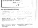 Conservation Of Mechanical Energy Worksheet and Worksheet Work Energy and Power Worksheet Review Name Period