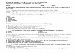 Constitution Worksheet Answers with Principles the Constitution Worksheet Answers Worksheet R