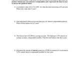 Continuous Compound Interest Worksheet with Answers Also 10 Best Geft Images On Pinterest