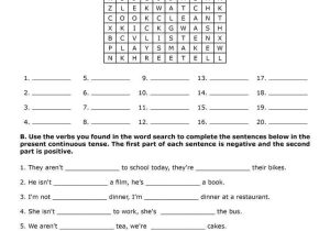 Continuous Compound Interest Worksheet with Answers and 7 Best Present Continuous Esl Efl Games Activities and Worksheets