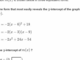 Converting Quadratic Equations Worksheet Standard to Vertex with forms & Features Of Quadratic Functions Video