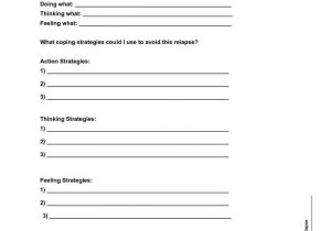 Coping Skills for Substance Abuse Worksheets Along with 19 Best Relapse Prevention Images On Pinterest