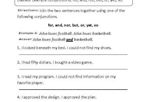 Correlative Conjunctions Worksheets with Answers as Well as 21 Best Writing Images On Pinterest