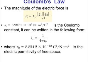 Coulomb's Law Worksheet Answers Physics Classroom Also Electric forces Online Presentation