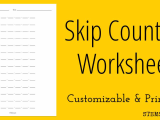 Counting Techniques Worksheet Along with Skip Counting Worksheet