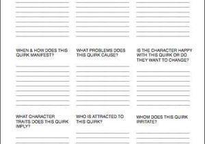 Creative Writing Worksheets with 8 Best Charactere Images On Pinterest