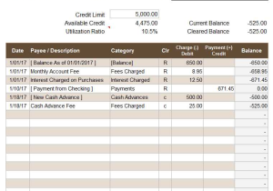 Credit Card Statement Worksheet as Well as Download A Free Credit Account Register Template for Excel to Keep