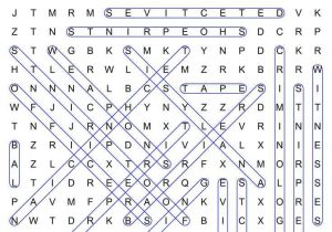 Crime Scene Investigation Worksheets or Printable Word Searches