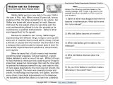Cross Curricular Reading Comprehension Worksheets with Science Reading Prehension Worksheets 6th Grade Image Collections