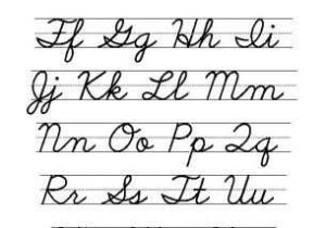 Cursive Alphabet Worksheets Pdf Along with A Lost Art Cursive Alphabet Worksheet Calligraphy