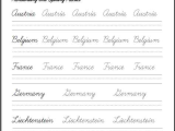 Cursive Alphabet Worksheets Pdf or Western Europe Handwriting Practice Worksheets Cursive Script or