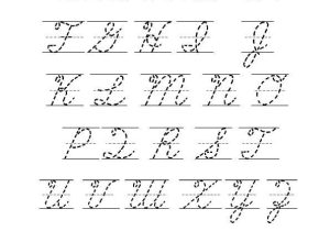 Cursive Alphabet Worksheets Pdf with Beautiful Handwriting Worksheets Choice Image Worksheet Math for Kids
