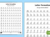 Cursive Letter L Worksheet Also Letter formation Worksheet A Z Letter formation Worksheet