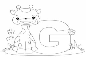 Cut and Paste Alphabet Worksheets Along with Letter G Coloring Pages Giraffe Games Grig3org