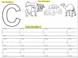 Cut and Paste Alphabet Worksheets and Trace the Alphabets Worksheets Activity Shelter
