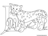 Cut and Paste Alphabet Worksheets or Jaguar Coloring Page Printable Simple Jaguar Coloring Pages