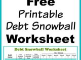 Dave Ramsey Debt Snowball Worksheet or Free Printable Debt Snowball Worksheet Pay Down Your Debt