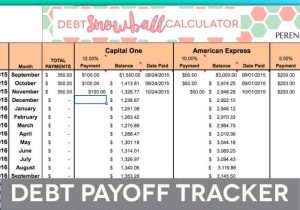 Debt Snowball Worksheet Printable Along with 51 Beautiful Gallery Free Debt Tracker Spreadsheet