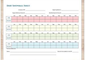 Debt Snowball Worksheet Printable or Debt Snowball Sheet Debt Payoff Plan and Bill Payment Tracker Log